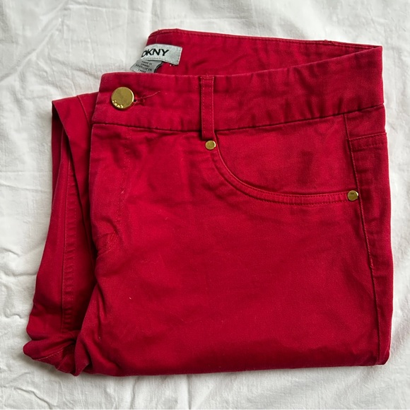 Donna Karan - DKNY Dressier Jeans - size 10 - Deep Cherry - Picture 3 of 7